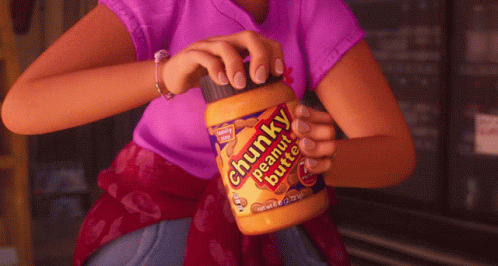 Linda Mitchell's Chunky Peanut Butter Sandwiches GIF