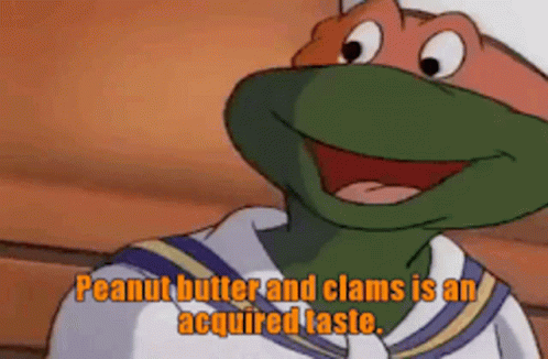 Peanut Butter And Clams Is An Acquired Taste GIF