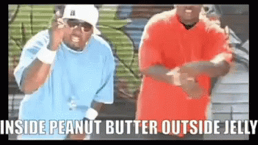Peanut Butter Jelly Time Rapper Duo Dancing GIF