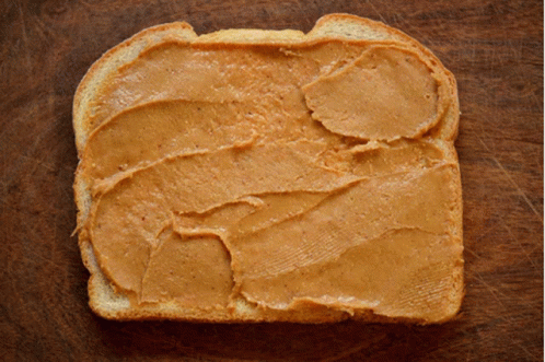 Peanut Butter Jelly Time Heart Sandwich GIF