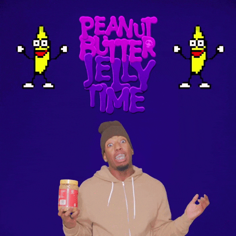 Peanut Butter Jelly Time Funny Dancing GIF