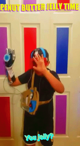 Peanut Butter Jelly Time Kid Dancing GIF