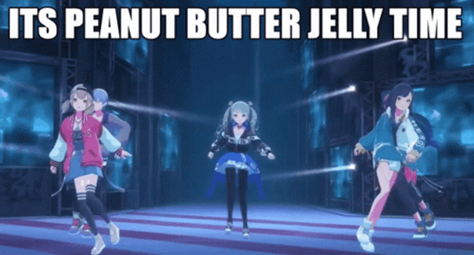 Peanut Butter Jelly Time Vivid Bad Squad GIF
