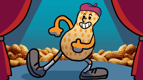 Cartoon Peanut Cute Dancing GIF