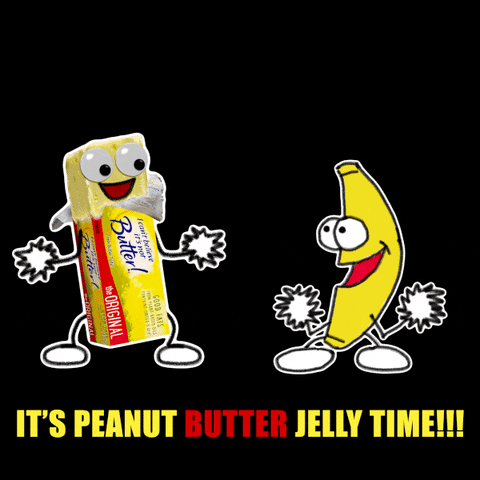 Peanuts And Jelly Dancing Animation GIF