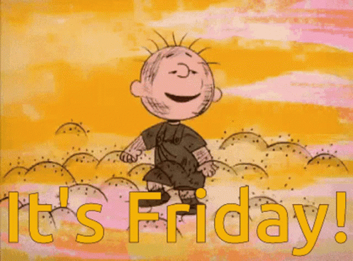 Peanuts Charlie Happy Friday Dancing GIF