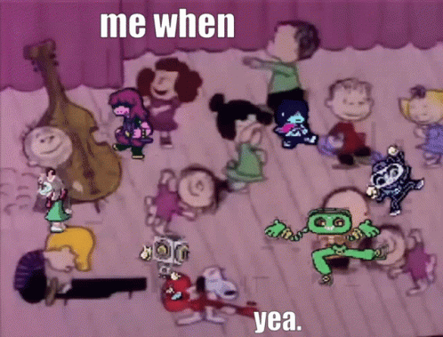 Peanuts Kids Dancing Meme GIF