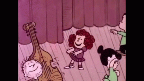 Peanuts Frieda Red Hair Dancing GIF