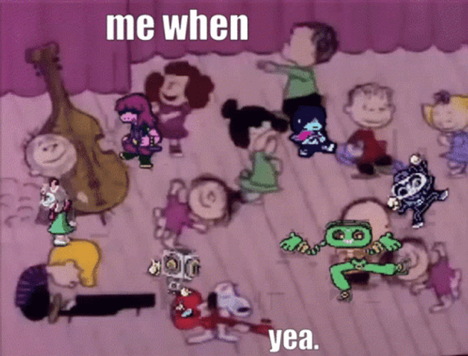 Peanuts Kids Dancing Meme GIF