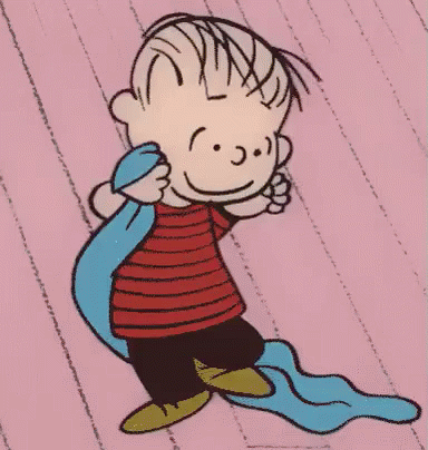 Peanuts Linus Van Pelt Dancing With His Towel GIF