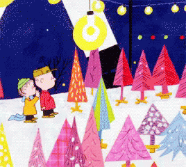 Peanuts Merry Christmas Charlie Brown Linus Van Pelt GIF