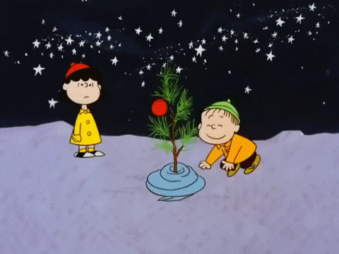 Peanuts Merry Christmas Linus And Lucy Van Pelt GIF