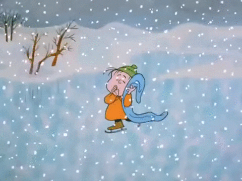 Peanuts Merry Christmas Snoopy Dragging Linus Van Pelt GIF