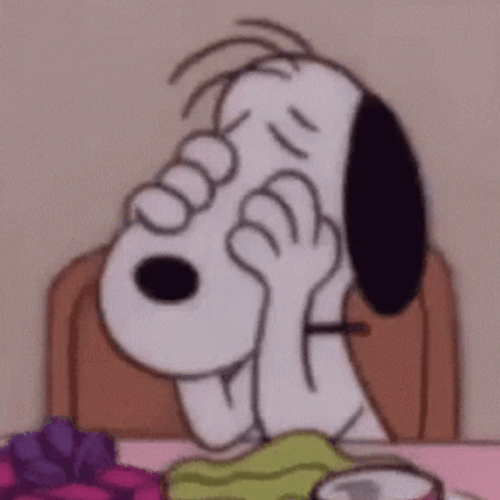 Peanuts Snoopy Dog Crying Meme GIF