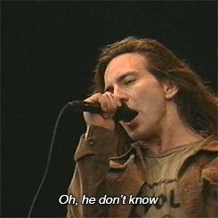 Pearl Jam Eddie Vedder Lead Vocals GIF