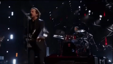 Pearl Jam Lead Vocal Eddie Vedder Singing GIF