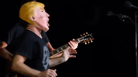 Pearl Jam Naughty Face Mask GIF