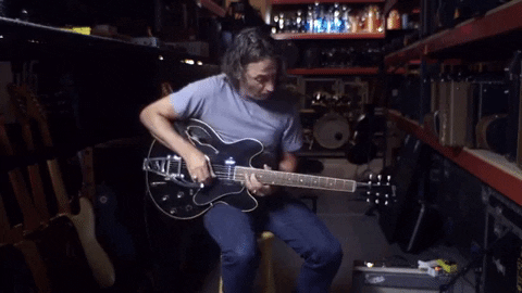 Pearl Jam Stone Gossard Playing Solo GIF