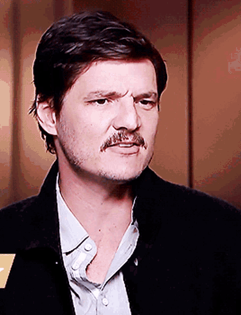 Pedro Pascal Eye Roll Pfft Nah GIF