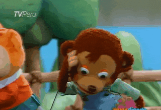 Pedro Puppet Monkey Startled Reaction GIF