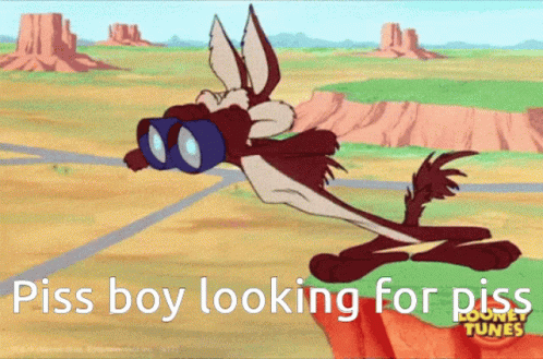 Pee Boy Looking For Piss GIF