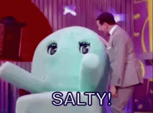 Pee Wee Herman And Chairy Salty GIF