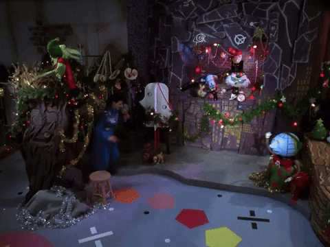 Pee Wee Herman Dance Christmas Party GIF