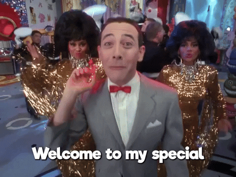 Pee Wee Herman Dance Christmas Special GIF