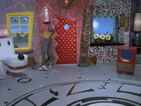 Pee Wee Herman Dance Golden Playhouse GIF