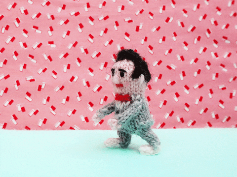 Pee Wee Herman Dance Loom Charms GIF