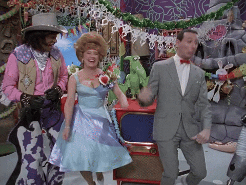 Pee Wee Herman Dance Night Out GIF