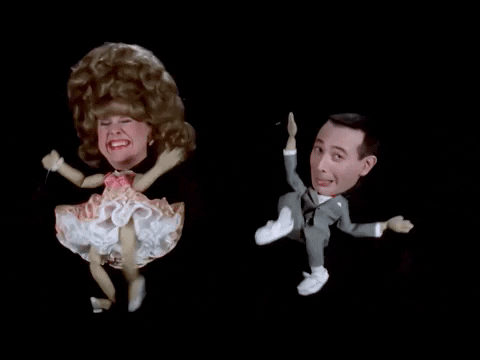 Pee Wee Herman Dance Puppet Funny GIF