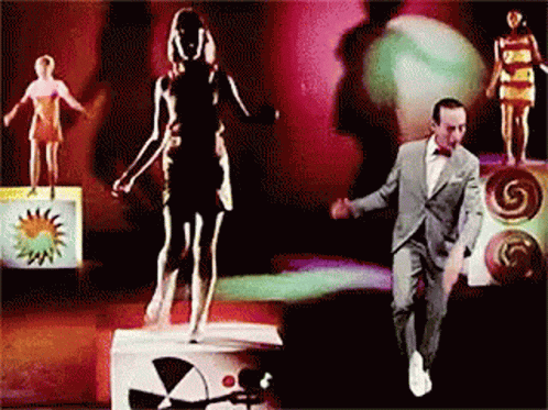 Pee Wee Herman Dance Vintage GIF