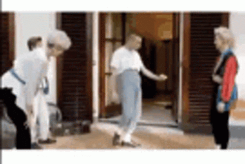 Pee Wee Herman Dance With The Old Lady GIF