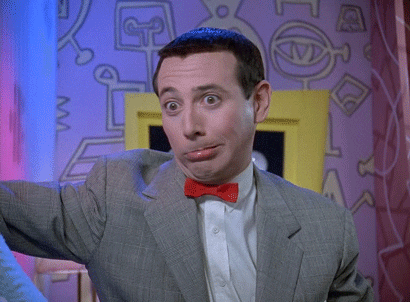 Pee Wee Herman Facial Expressions GIF