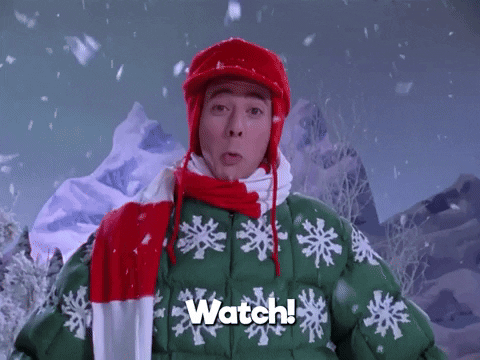 Pee Wee Herman On Christmas Sweater GIF