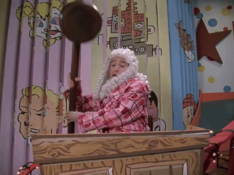Pee Wee Herman Silence Order GIF