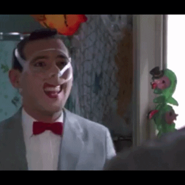 Pee Wee Herman Listening To Reason GIF