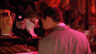 Pee Wee Herman Wearing Fake Ears GIF