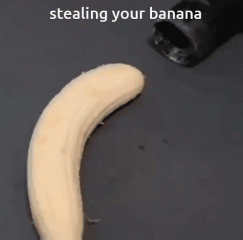 Peeling Banana With Stealing Your Banana