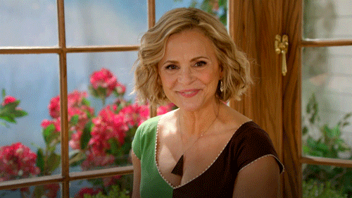 Peeping Tom Amy Sedaris Using Binoculars GIF