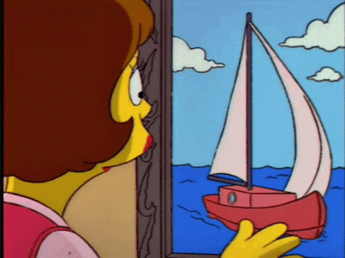 Peeping Tom Maude Flanders The Simpsons GIF