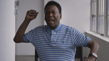 Pele Celebrating Victory GIF