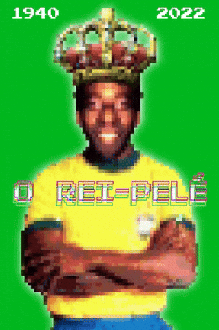 Pele The King Of Football 1940 2022 Tribute GIF
