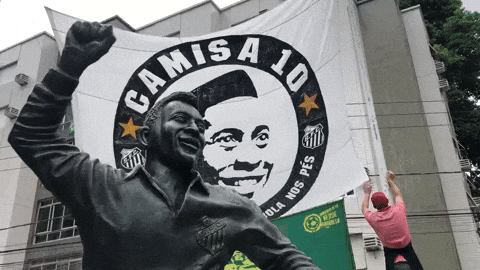 Pele Tribute Celebrating The Iconic Camisa 10 GIF