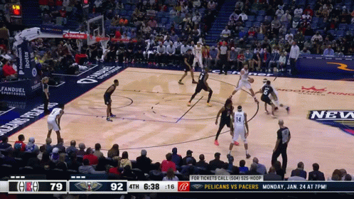 Pelicans vs Pacers Basketball Game