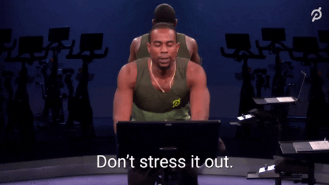 Peloton Alex Toussaint Dont Stress GIF