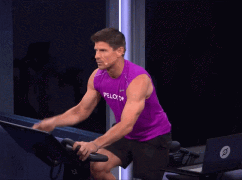 Peloton Denis Morton Cycling Flying Kiss GIF