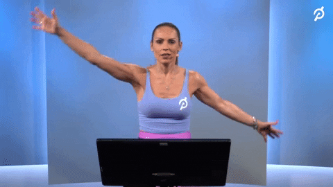 Peloton Instructor Cycling Hands Sideward GIF