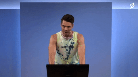 Peloton Instructor Cycling Workout Free GIF